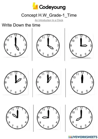 An Introduction to a Clock-Concept HW