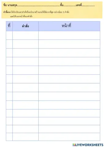 คำสั่ง scratch