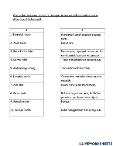Simpulan Bahasa