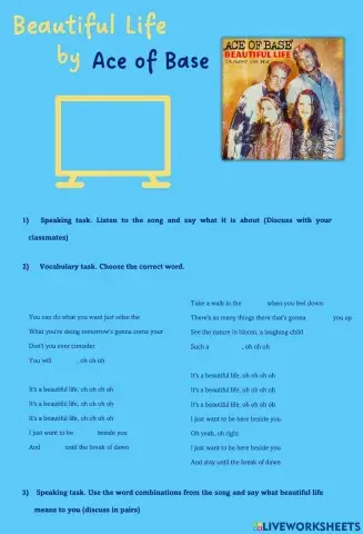 Beautiful Life - Ace of Base