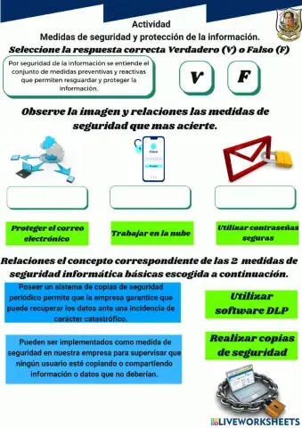 Medidas de seguridad y protección de la información. 1
