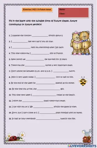 Exercise 2 KD 3.3-Future tense