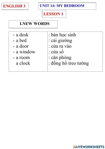 English 3- unit 14- lesson 1