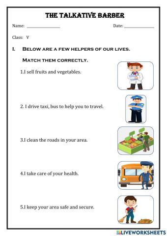 The talkative barber