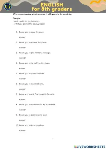 Asking Someone's Willingness