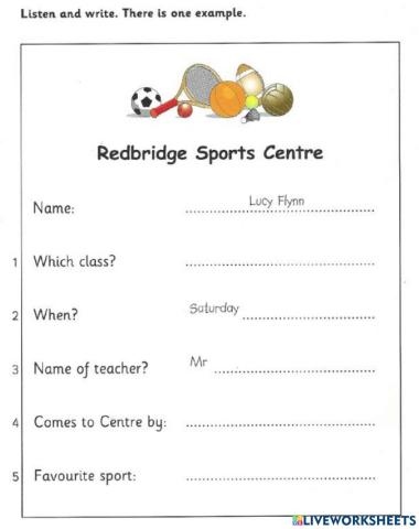 Movers listening test 1