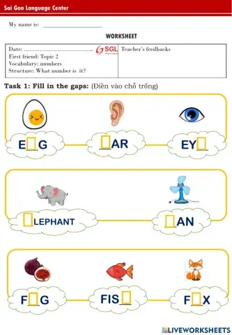 First friend - Letter E, F