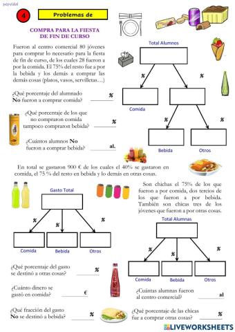 Porcentajes Problemas (4)