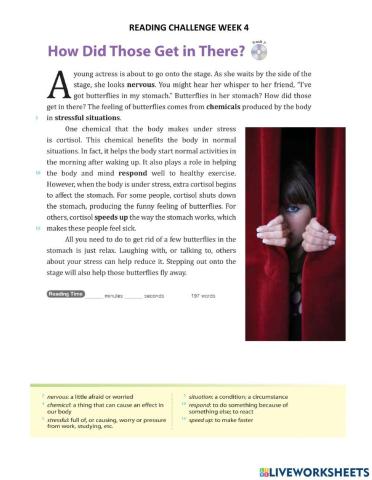 Reading challenge week 4