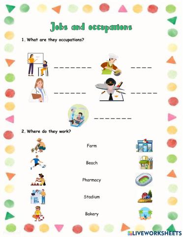 Jobs and occupations