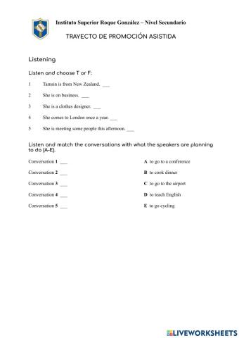 3º año - tpa listening