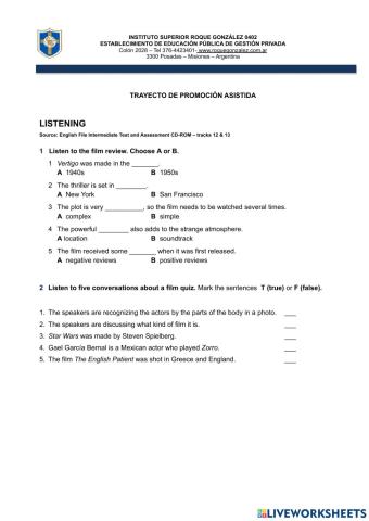 4º año listening tpa 2022