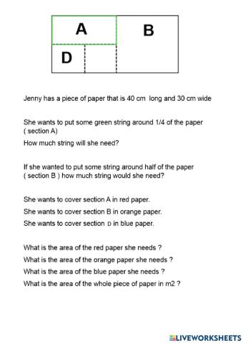 CHILL5 Perimeter and Area Problem Solving