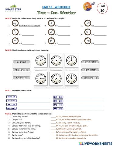 Unit 10 - can.time.weather