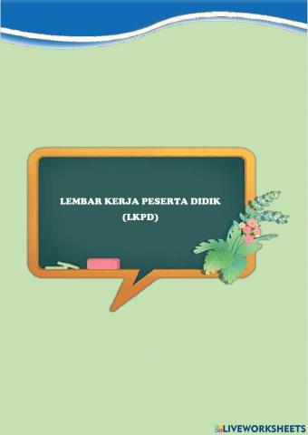 Lkpd materi dan perubahannya