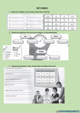 My family activities