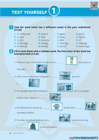G7(new book)- Test 1 (U 1,2,3)