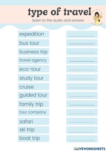 Type of travel