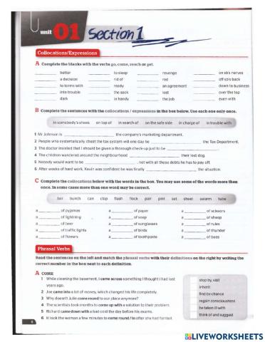 B2.use of English. unit 1. section 1