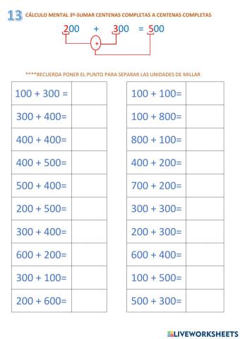 3ºCalculo 5.1 300 +200