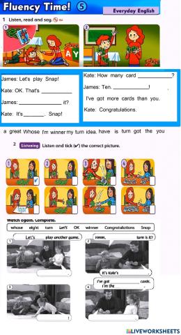 Fluency Time 5 Family and Friends 2