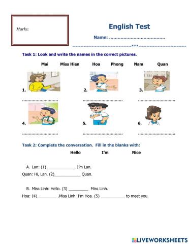 Unit 1: lesson 1 - english 3