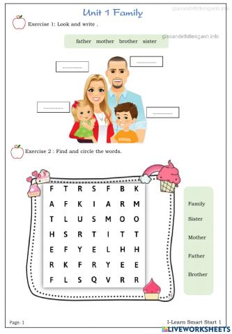 English Smart Start 1 - Review 1