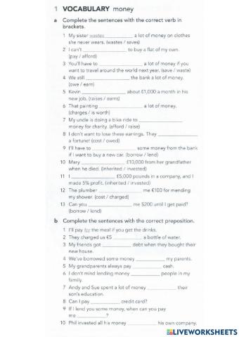 English File - money & family