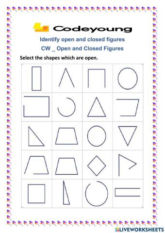 Open and Closed Figures