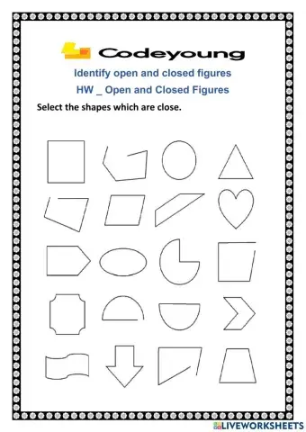 Open and Closed Figures
