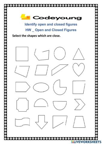 Open and Closed Figures