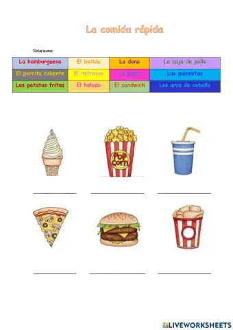 La comida rápida