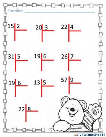 Divisiones inexactas
