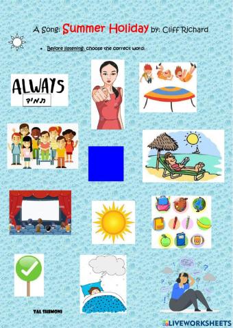 Song: summer holiday