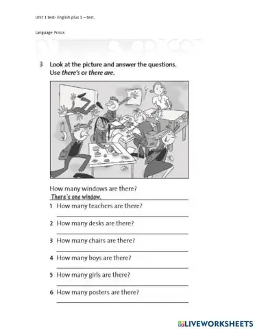 English plus 1 - unit 1 -