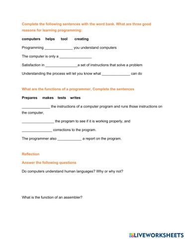 Programming languages