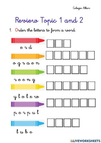 Review Topic 1 and 2