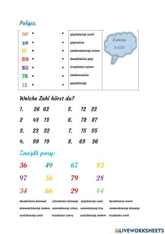 Liczby 20-100