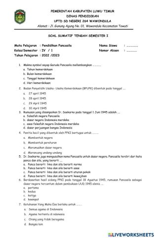 Sumatif tengah semester 1 pend.pancasila