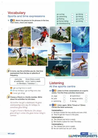 Sports Project (pages 1-2)