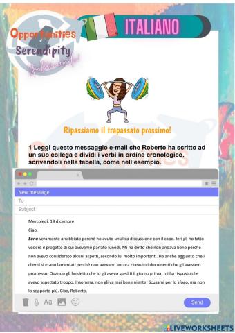 Progetto italiano, pratica