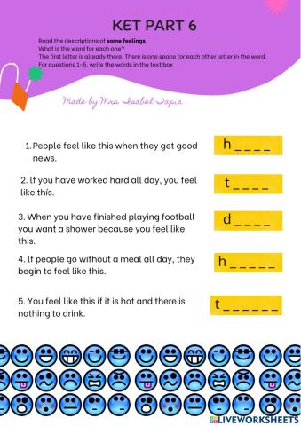 Key English Test Part 6 Spelling