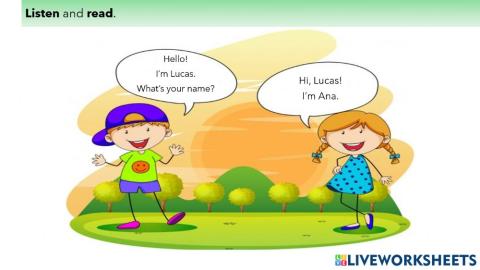 L1 - A1 - Hello, Listening and Reading