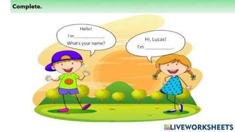 L1 - A2 - Hello, Reading and Writing