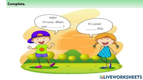 L1 - A3 - Hello, Reading and Writing