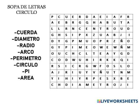 Sopa de letras