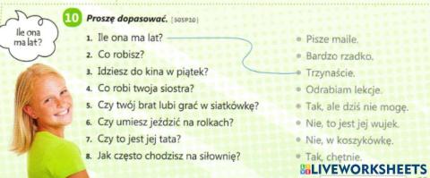 Co oni robią? - dopasowanie