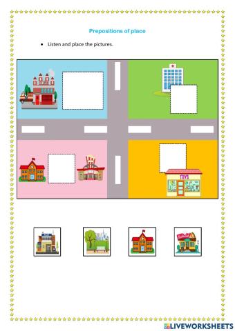 Prepositions of place