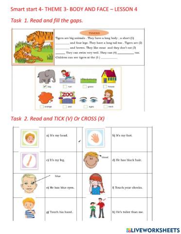 Smart start 4 - theme 3 - lesson 4