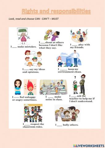 Rights and responsibilities
